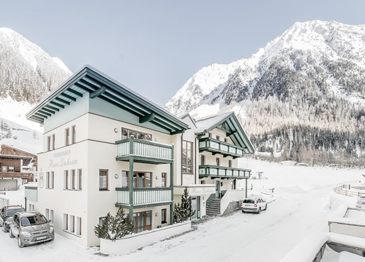 Ferienwohnungen Haus Daheim - Appartments in Gries Längenfeld - Direkt an der Skipiste